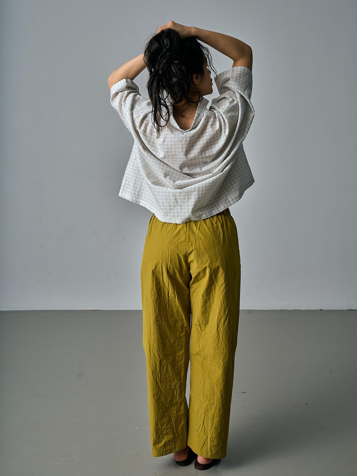 Trousers - Tech Poplin - P1382/TS940 - Oil
