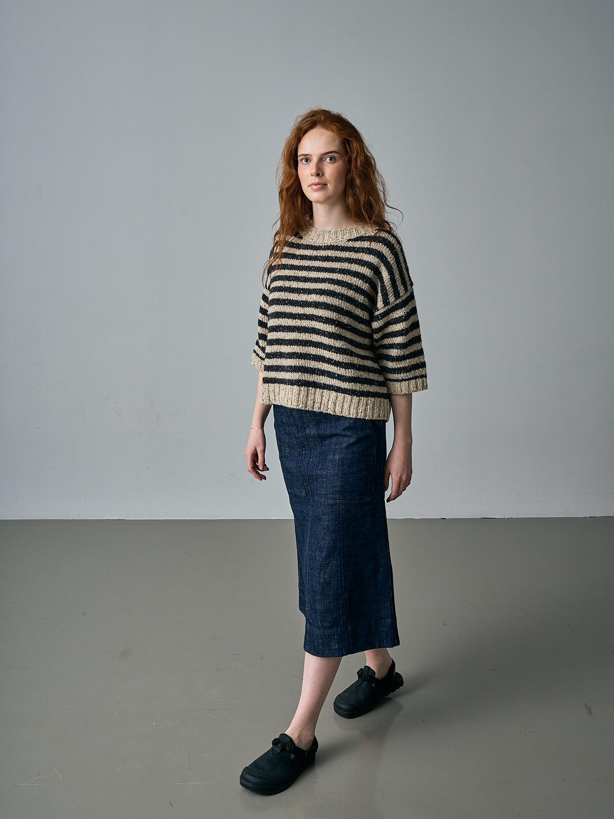 Patch Pocket Organic Denim Skirt