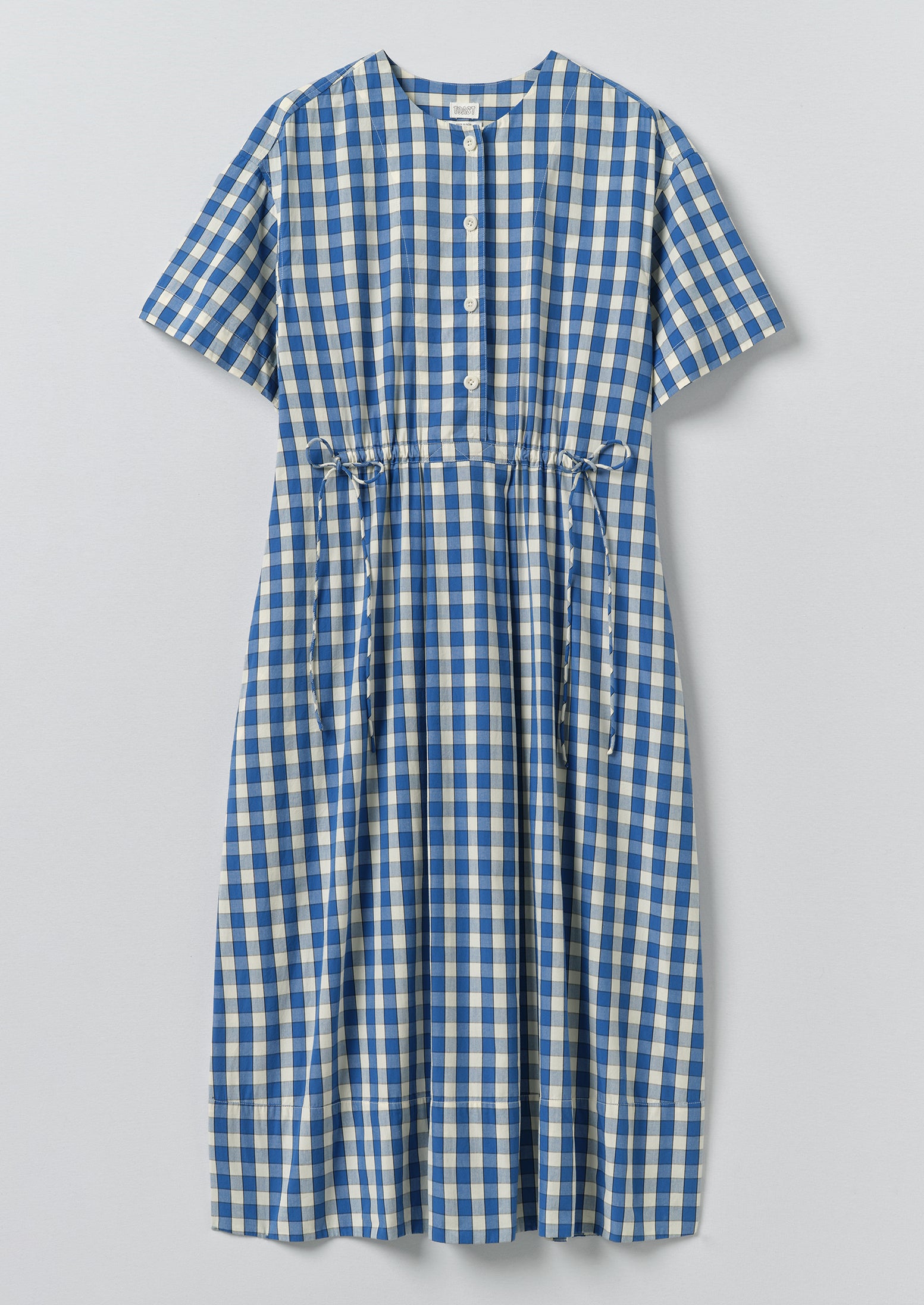 Gingham Check Cotton Dress
