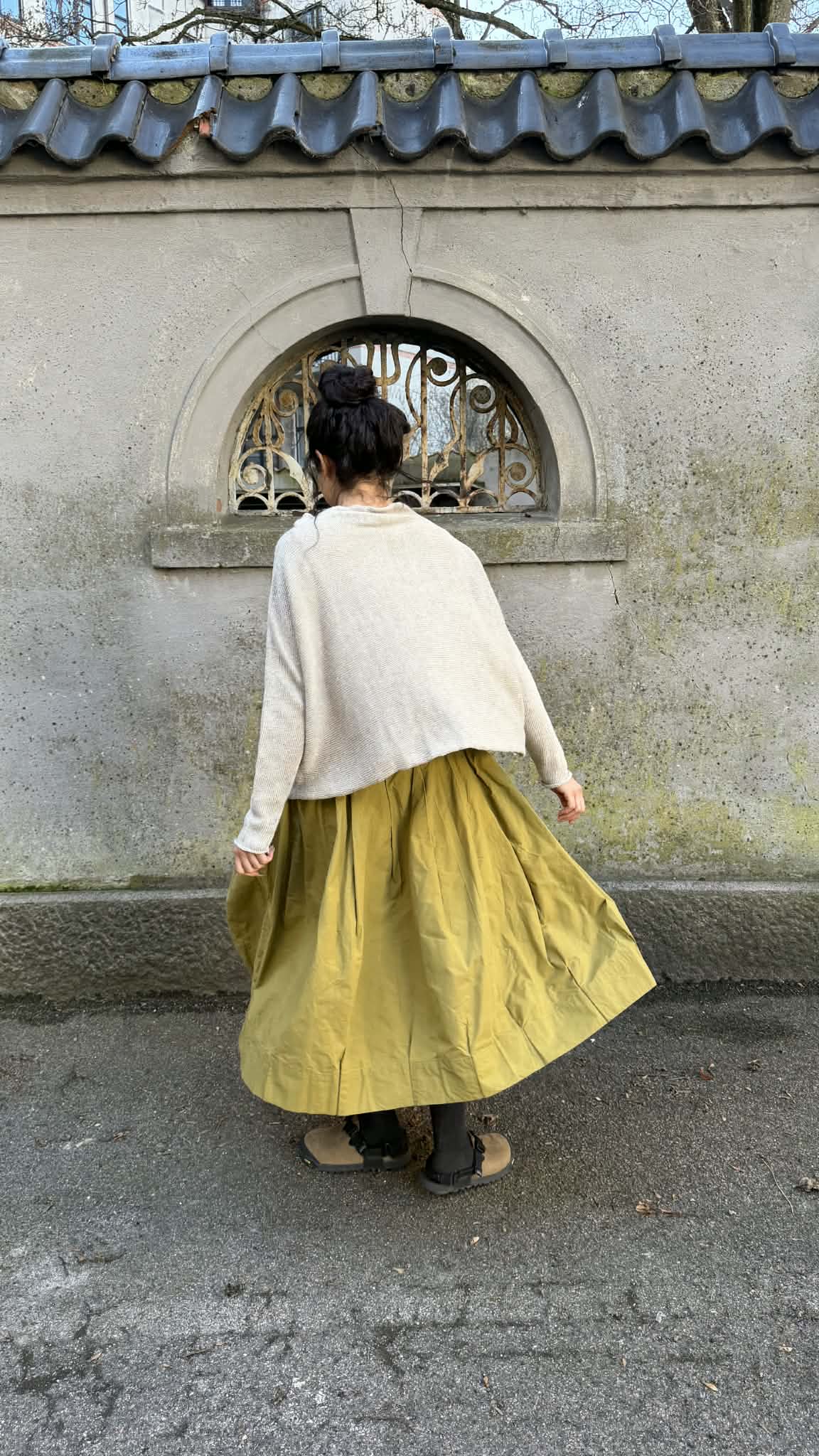 Flower Skirt - Seaweed