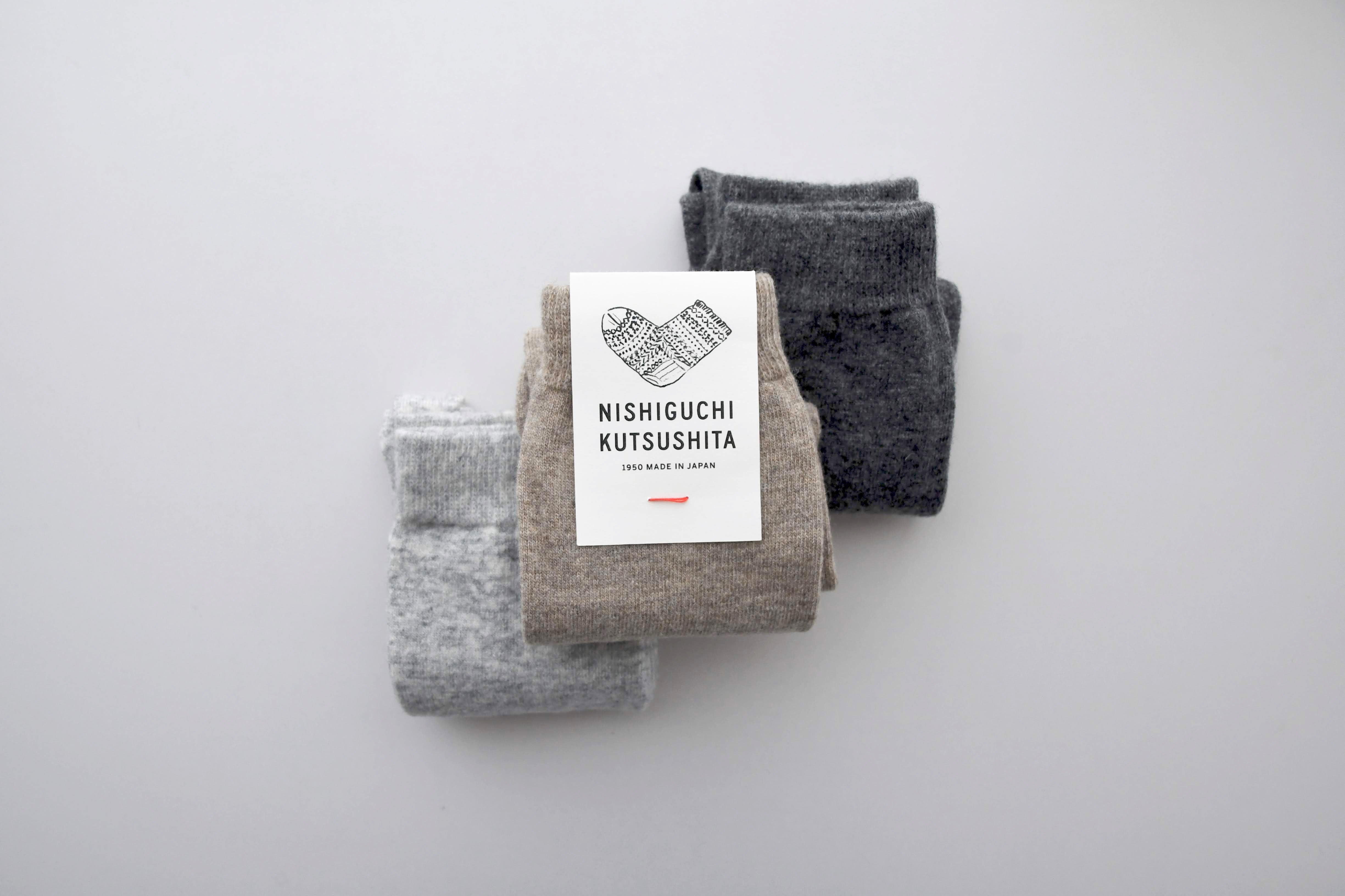 NISHIGUCHI KUTSUSHITA - Cashmere Wool Socks