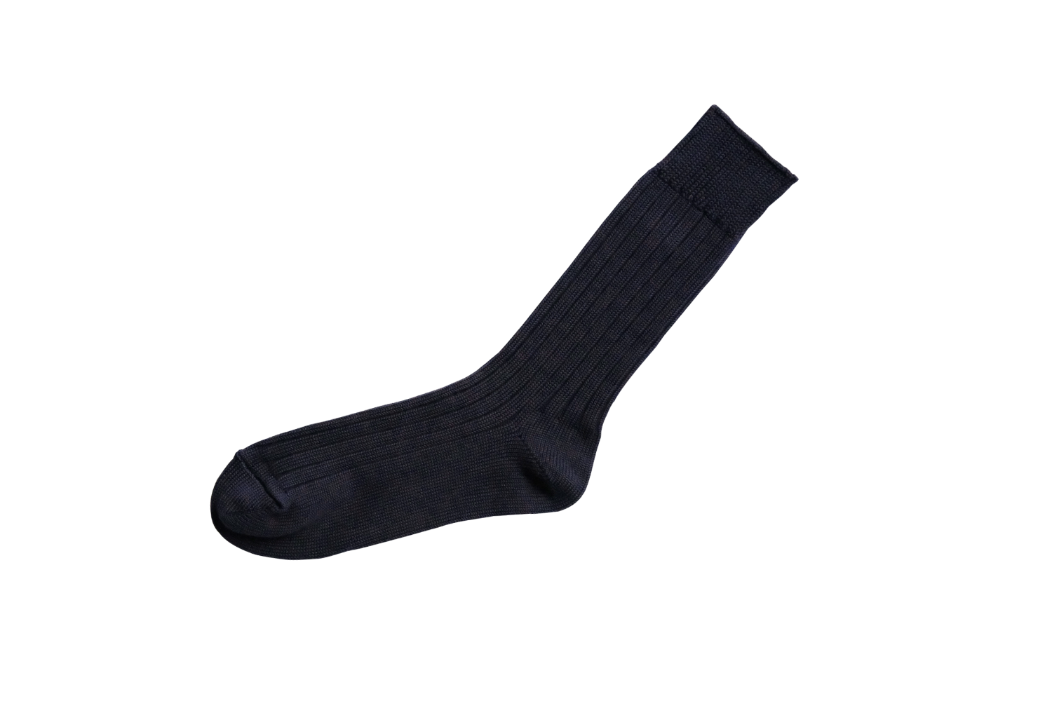 NISHIGUCHI KUTSUSHITA - Egyptian Cotton Ribbed Socks
