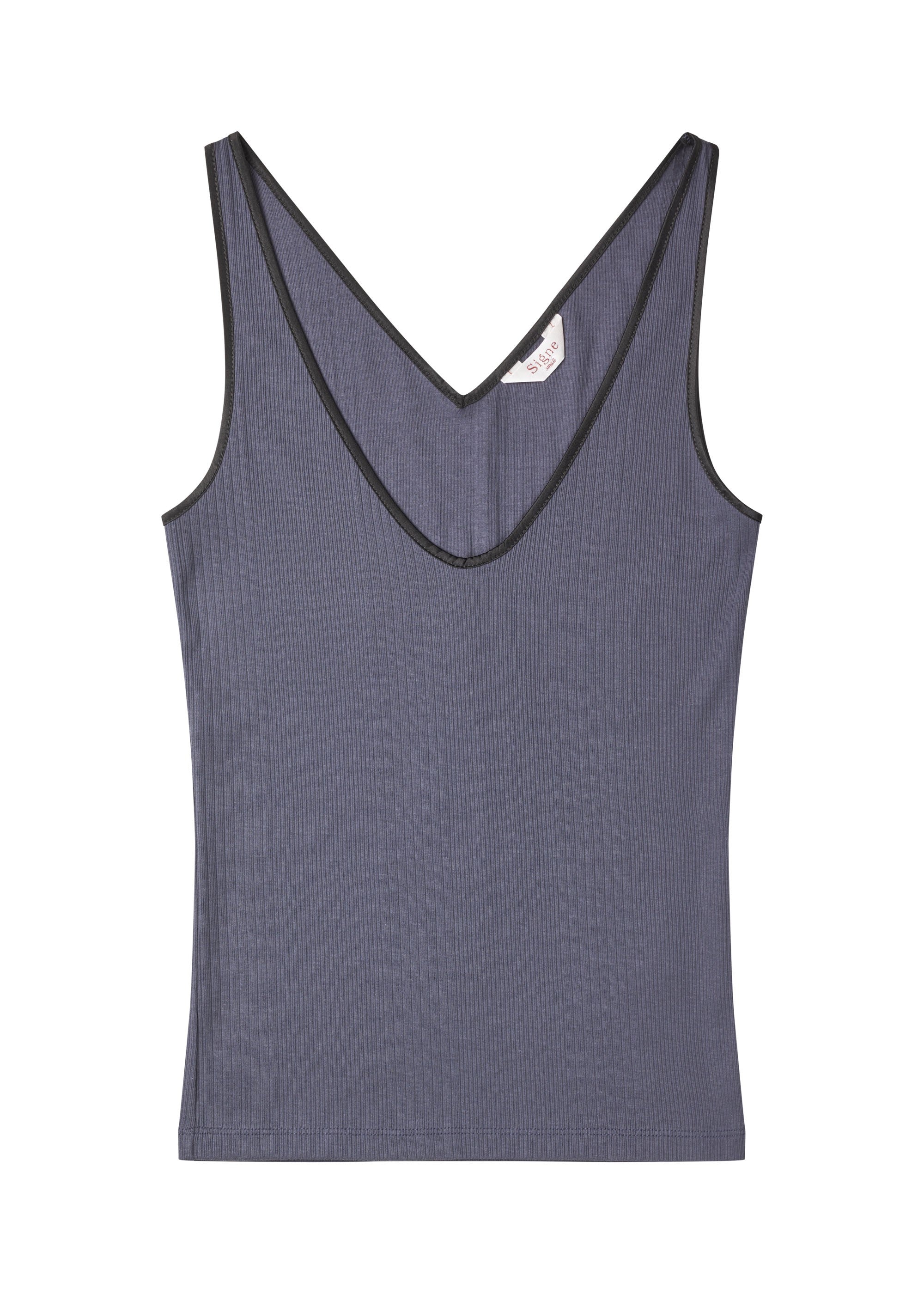 April Tanktop - Navy Grey