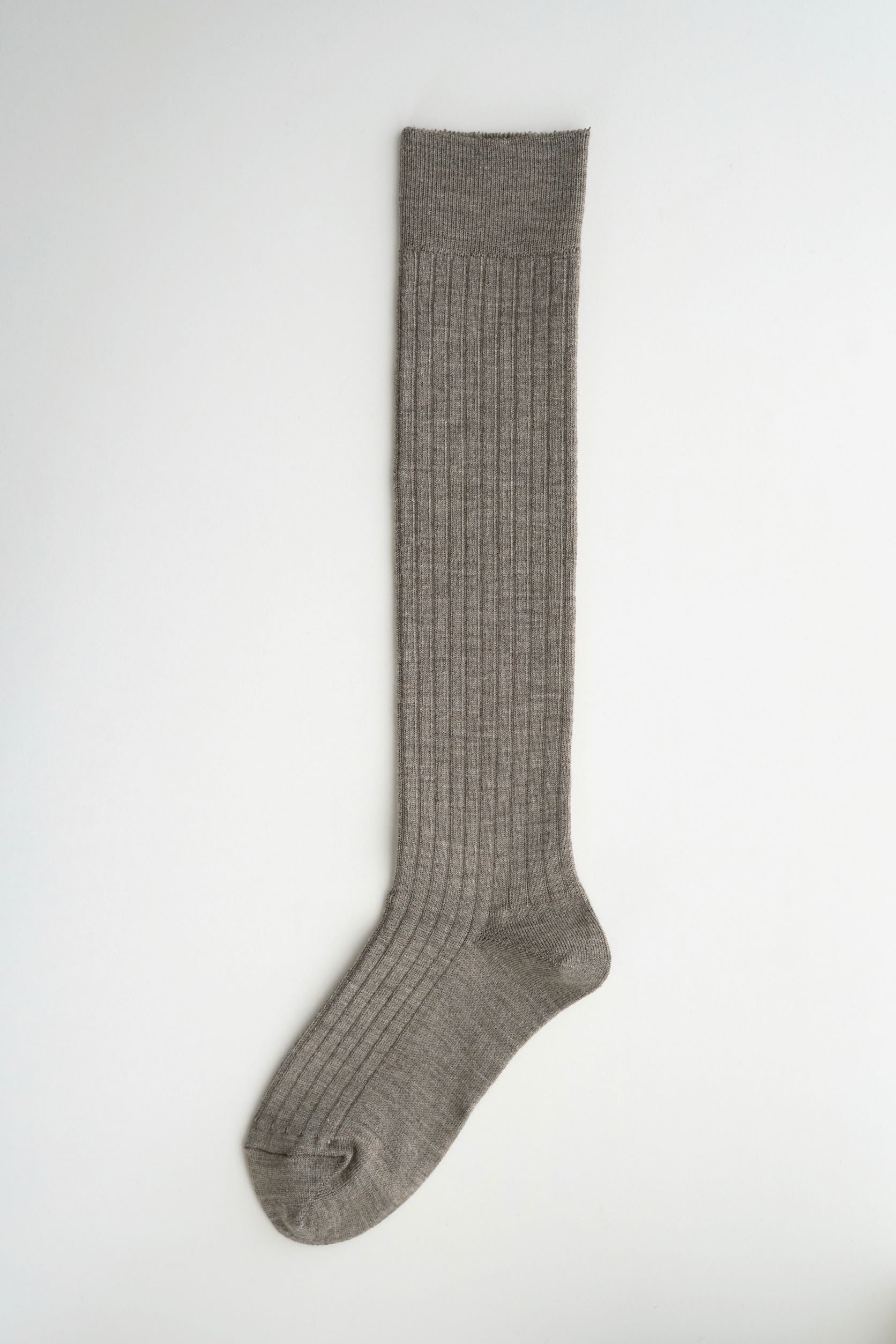hakne Merino Wool Ribbed High Socks