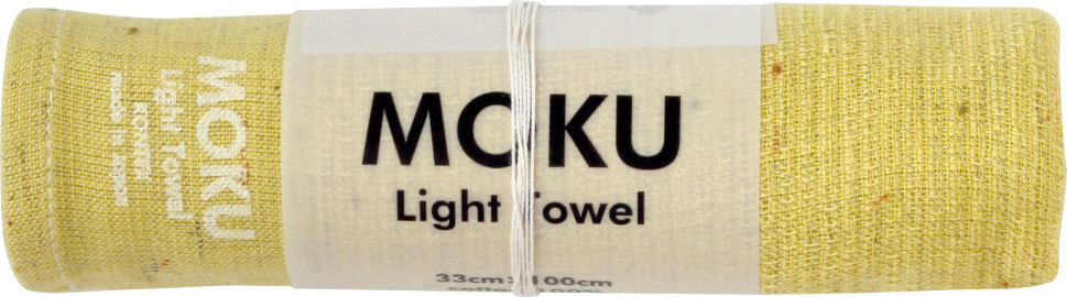 The Moku multi-purpose towel by Kontex is exceptionally light weight and has a super absorbent textured weave. Use it as your travel companion, bring to the gym, yoga or sauna. Or use it as a tea-towel.