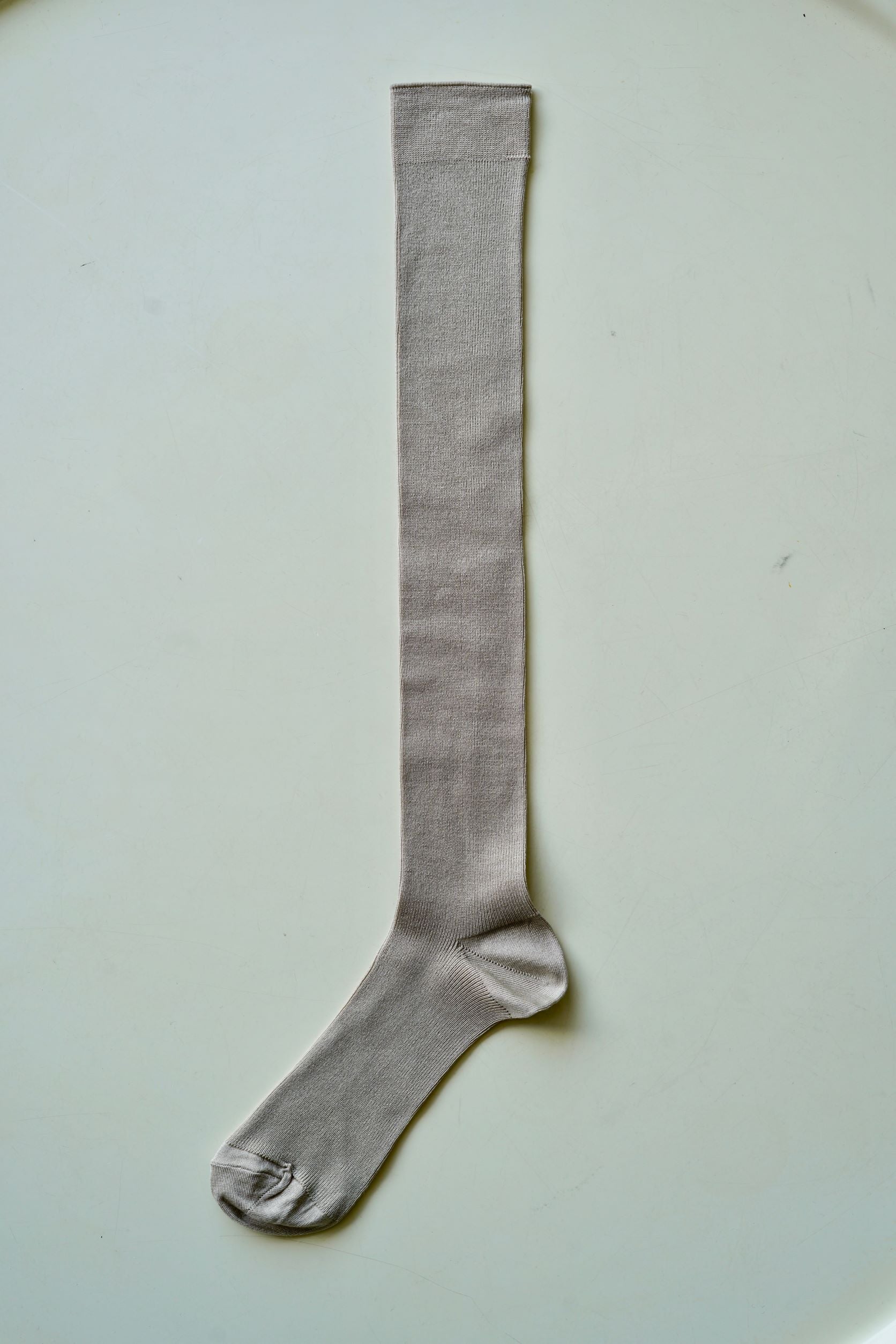 hakne Silk Ribbed High Socks