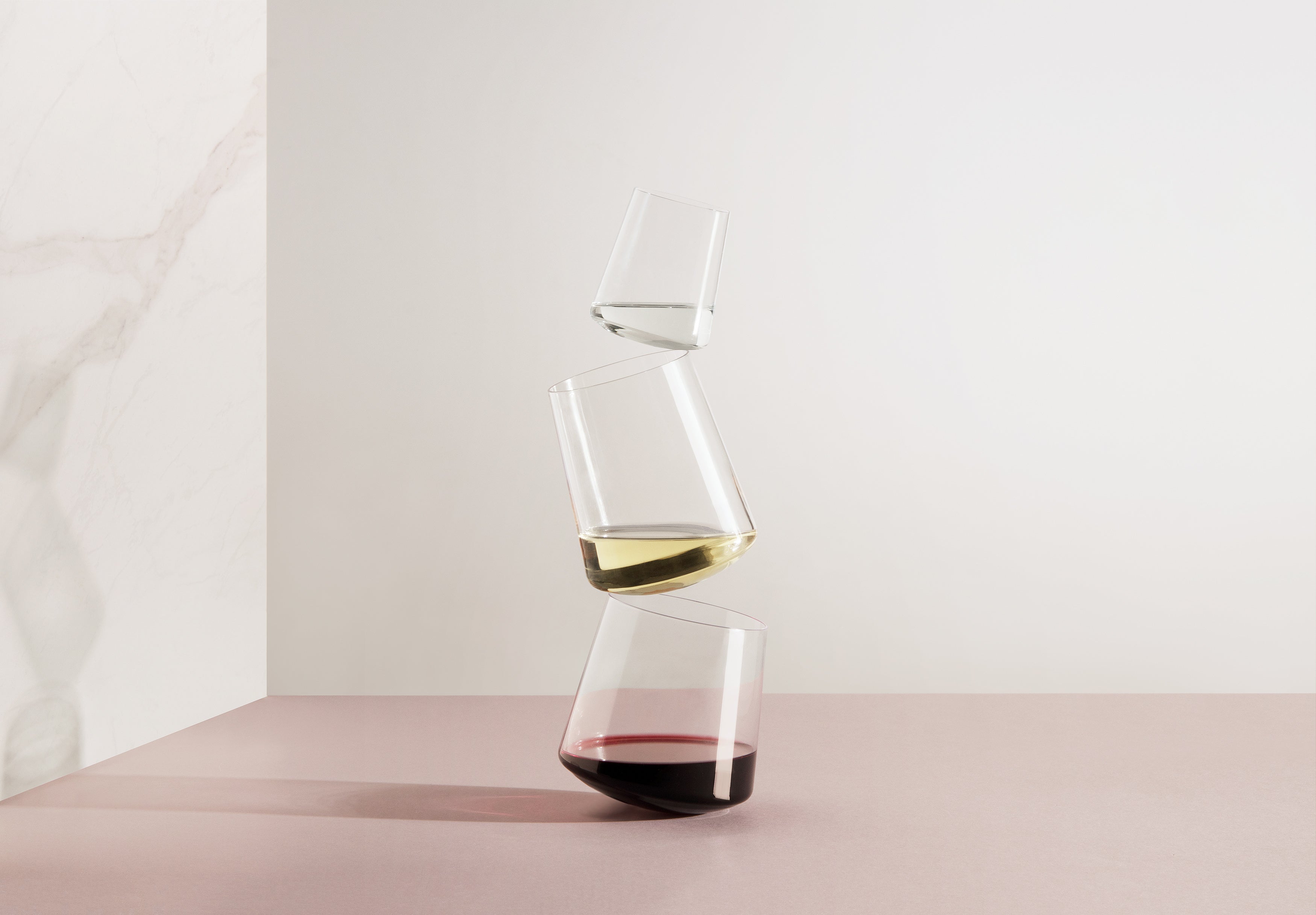 SIEGER BY ICHENDORF - STAND UP - red wine 2 glasses