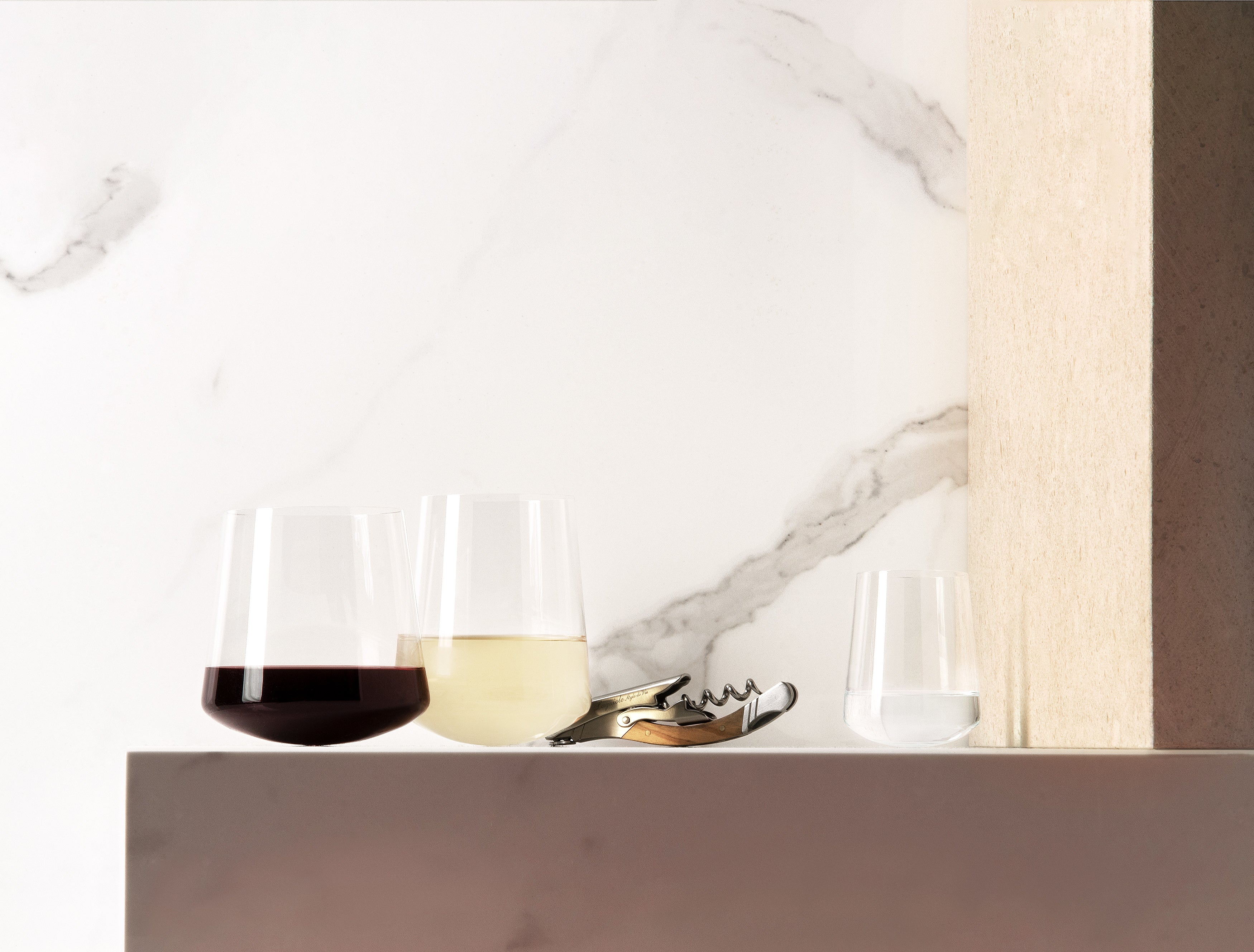 SIEGER BY ICHENDORF - STAND UP - white wine 2 glasses
