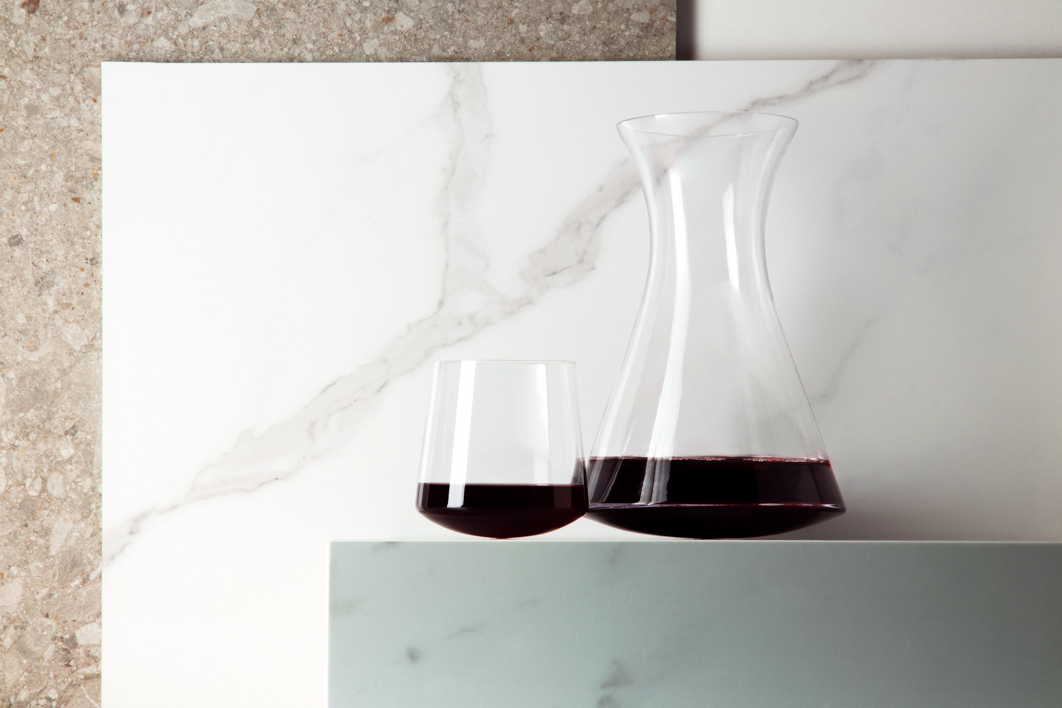SIEGER BY ICHENDORF - STAND UP - red wine 2 glasses