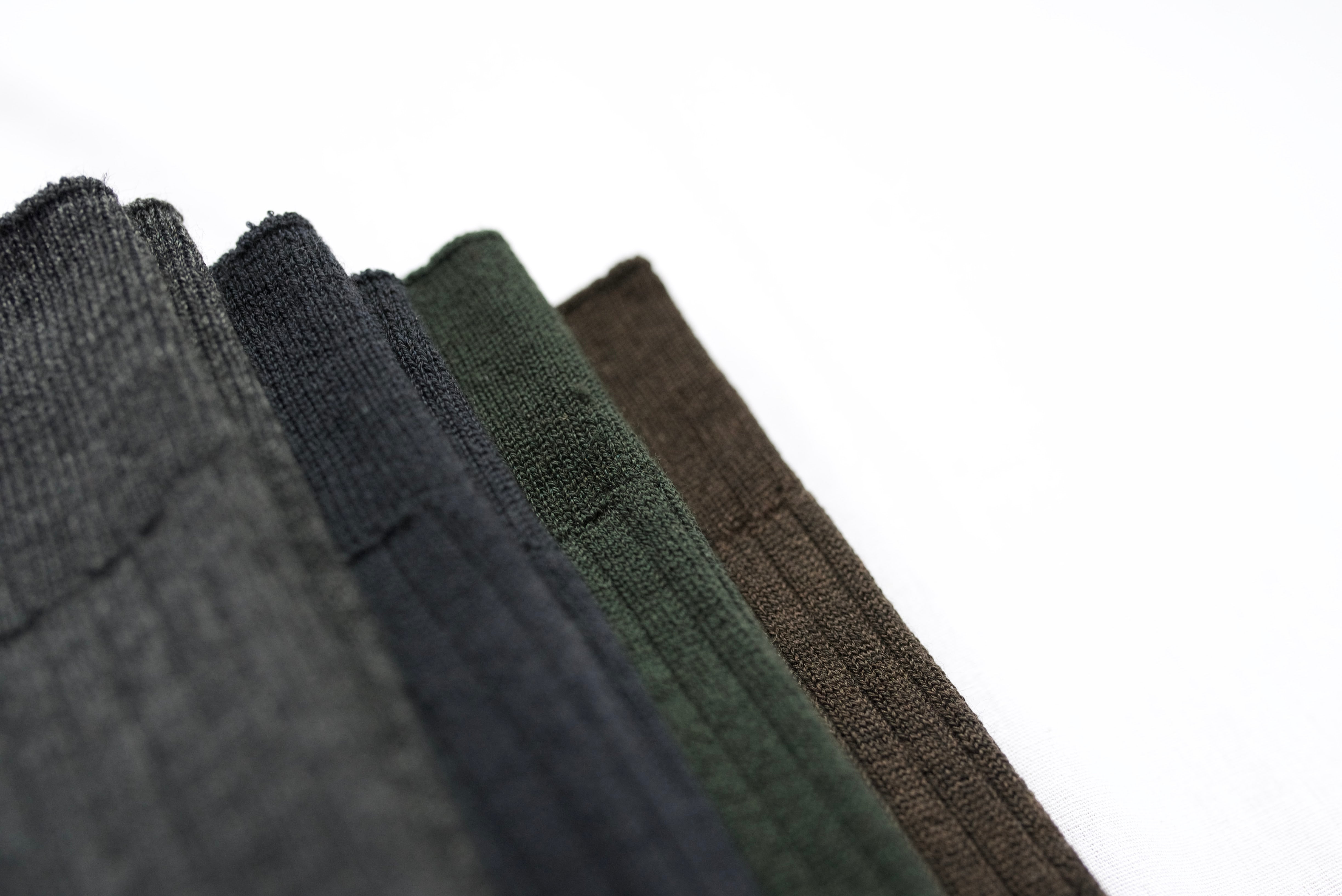 NISHIGUCHI KUTSUSHITA - Merino Wool High Socks