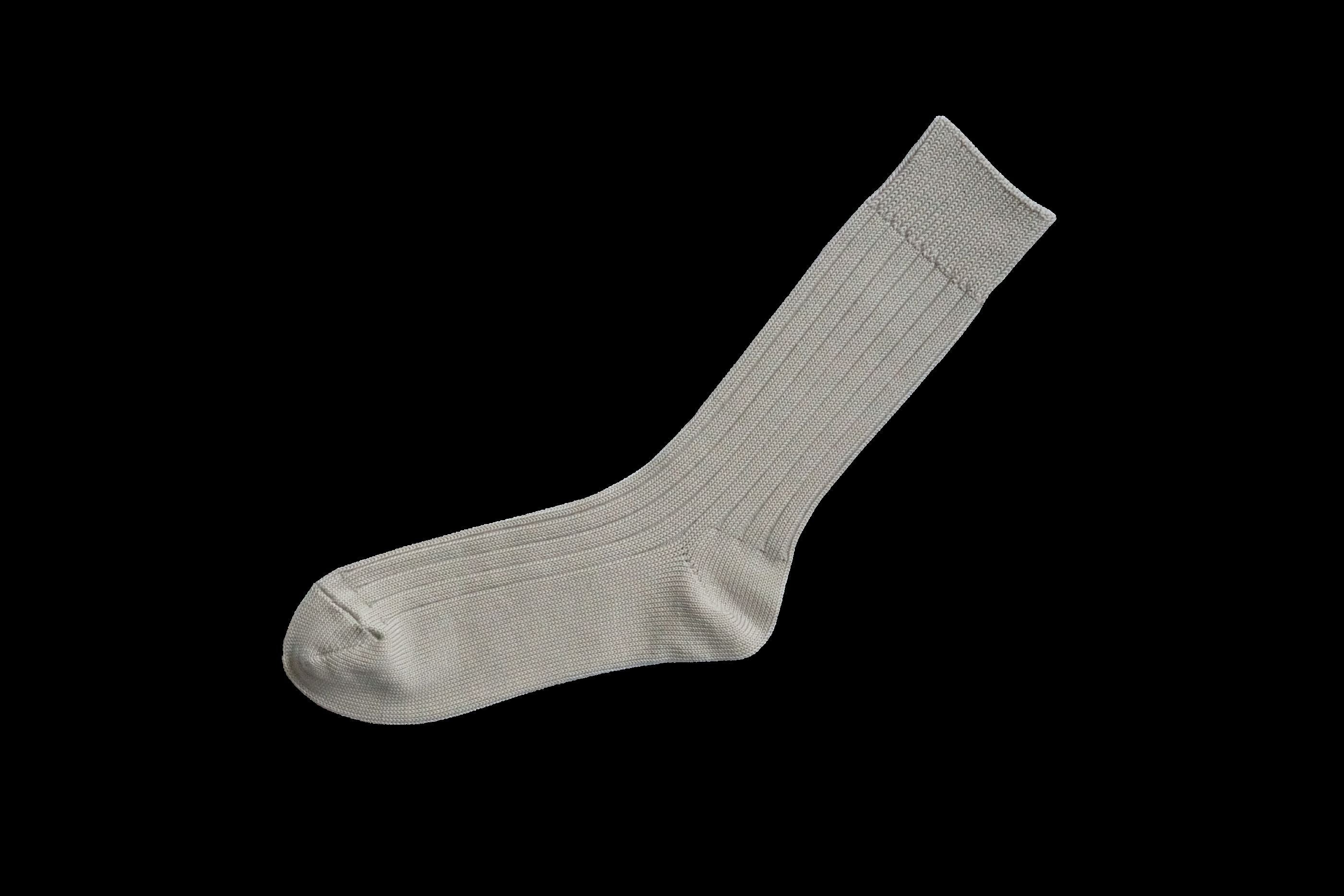 NISHIGUCHI KUTSUSHITA - Egyptian Cotton Ribbed Socks
