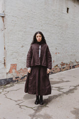 RICORRROBE - TULIP JACKET - WAXED COTTON OLIVE BROWN