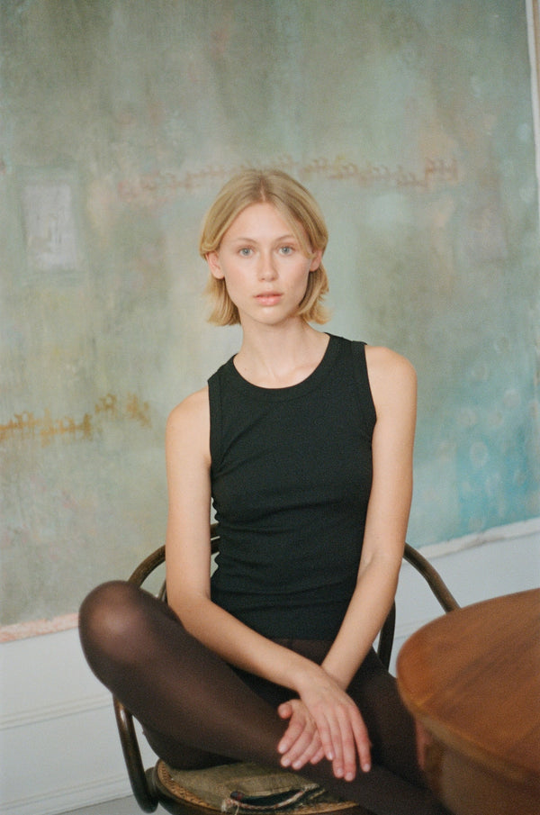 SIGNE - JUNE TANKTOP - BLACK