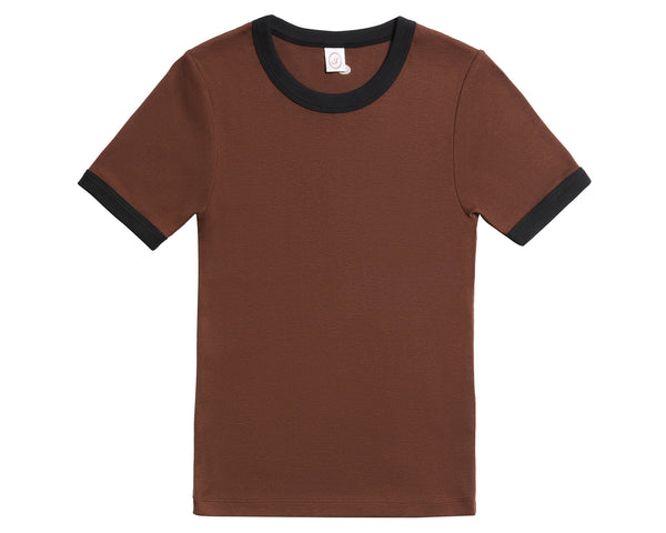 June T-shirt - Brown/Black