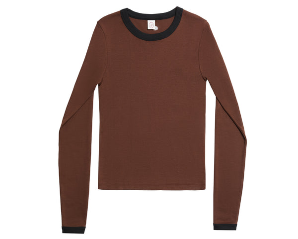 June Longsleeve - Brown/Black