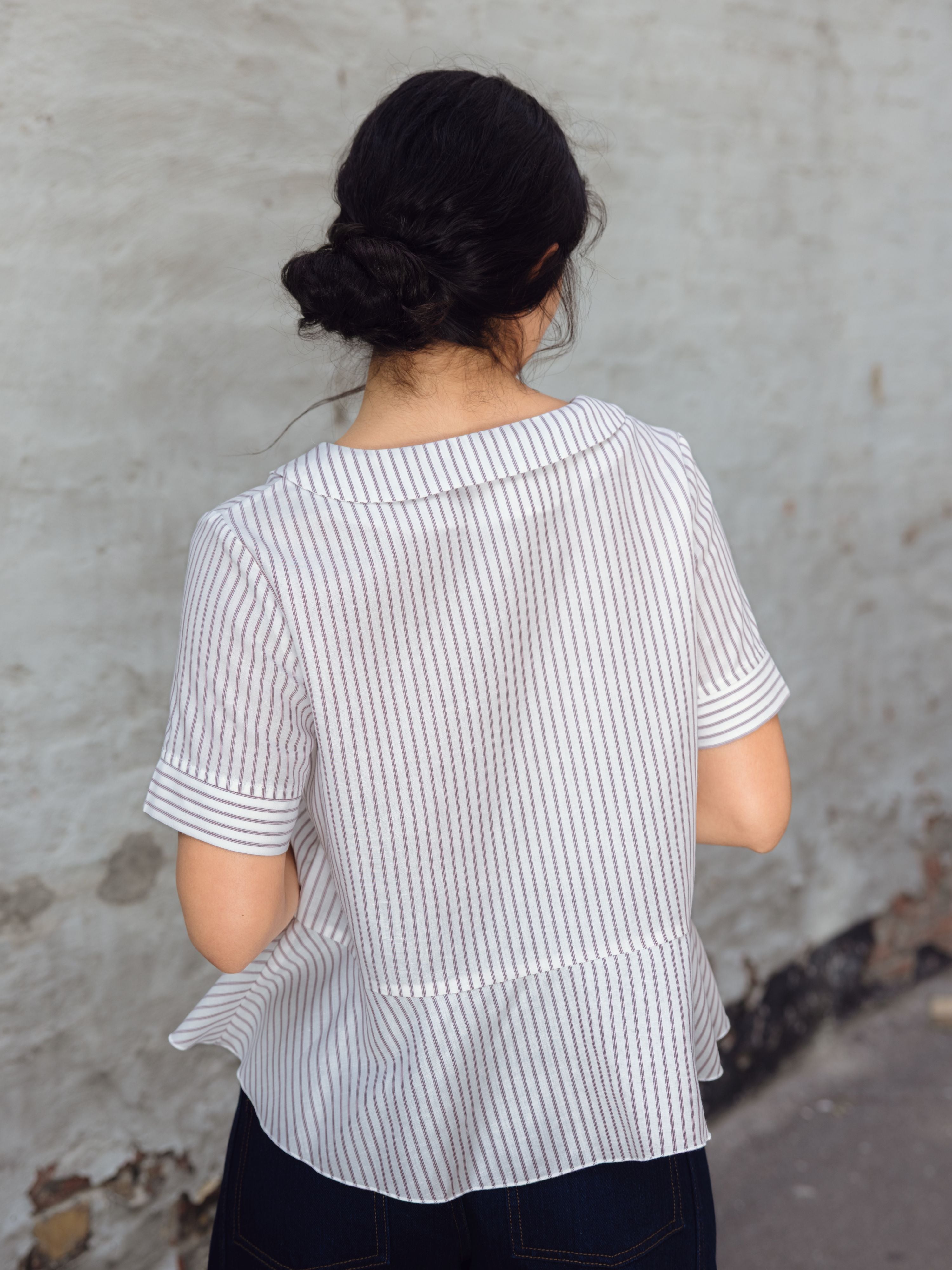 SCHULZ BY CROWD - SAIMA SHIRT - STRIPE