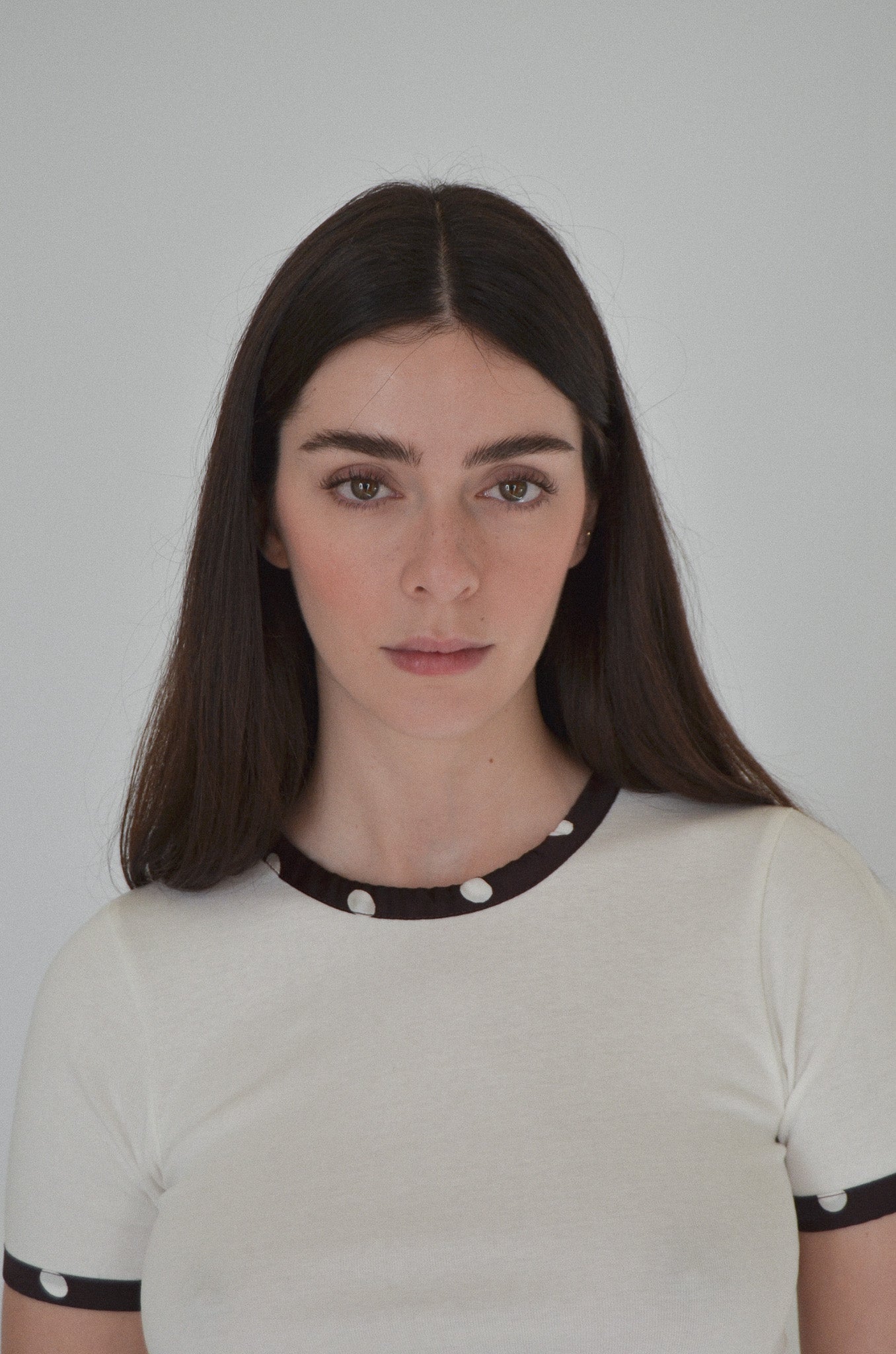 Noel T-Shirt - Polka-dot - White