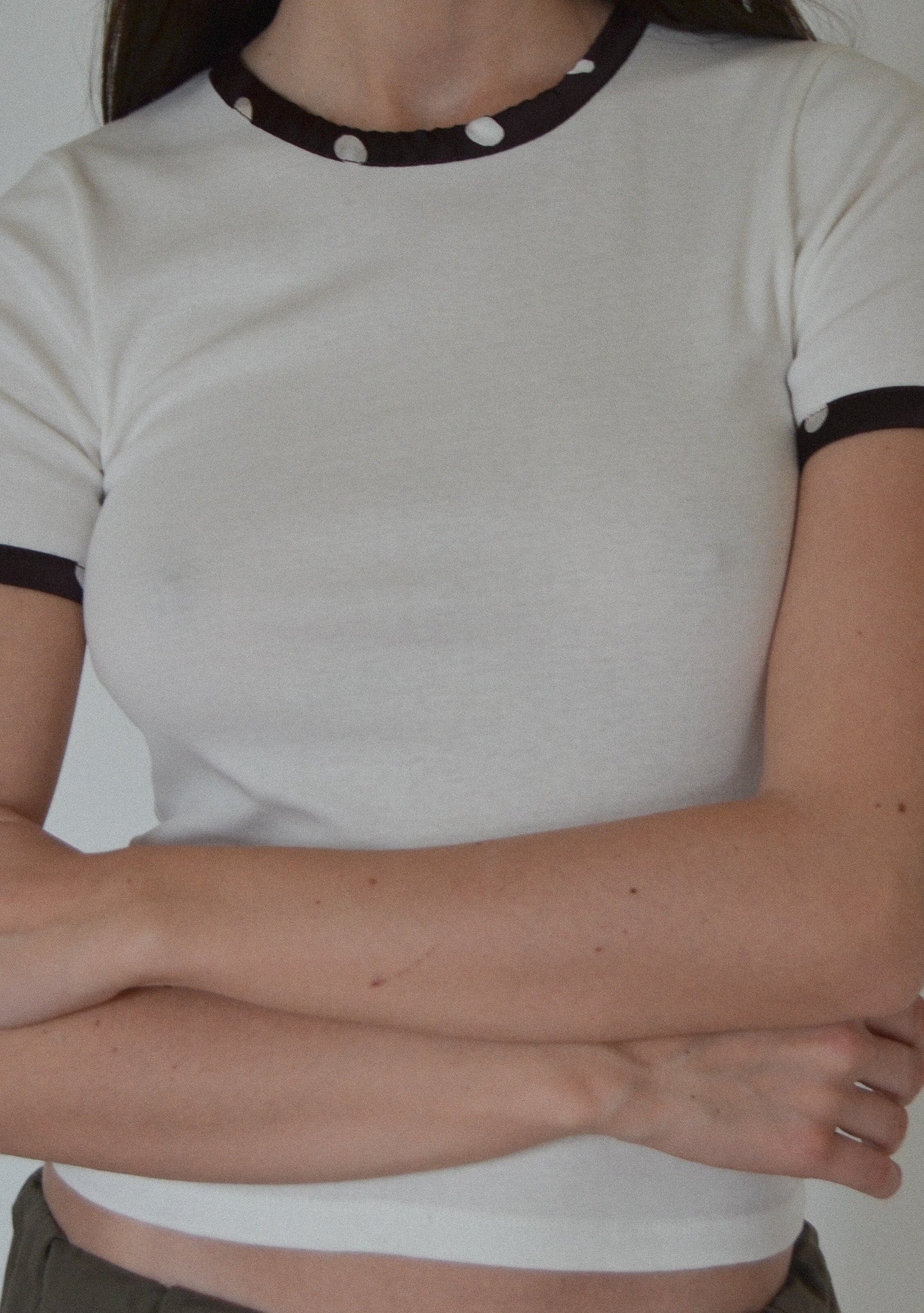 Noel T-Shirt - Polka-dot - White