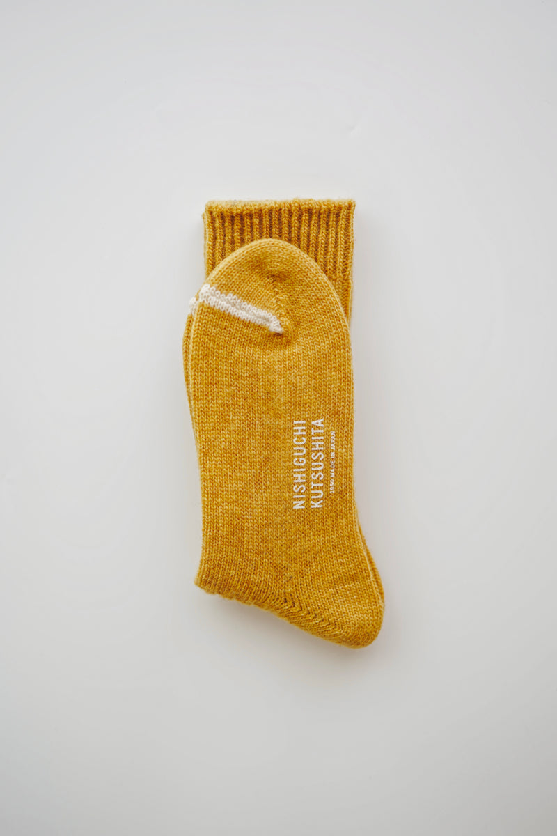 NISHIGUCHI KUTSUSHITA - Wool Ribbed Socks