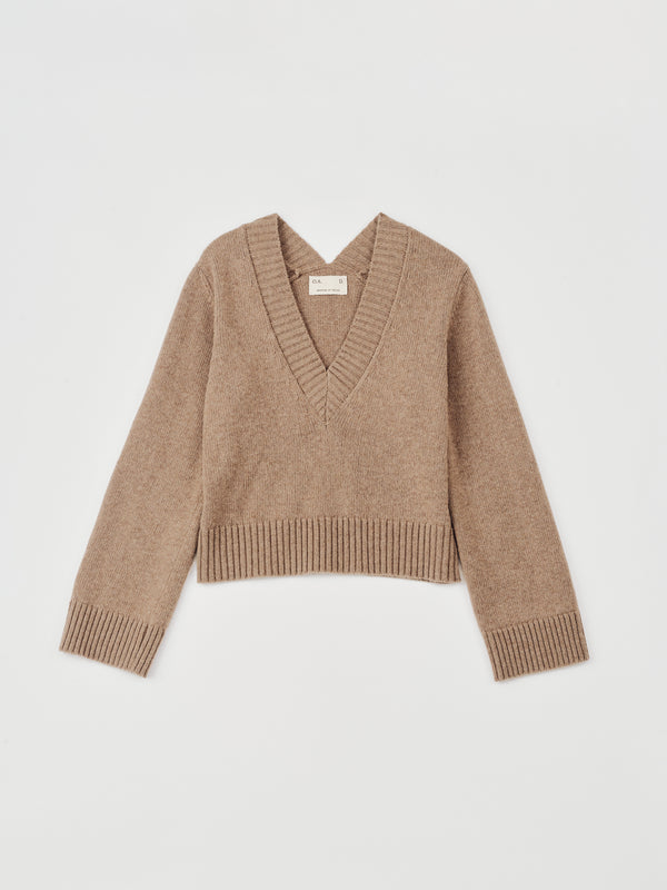 O.A. DEVOLD SVAL SWEATER hazelnut