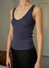 SIGNE - APRIL TANKTOP - NAVY GREY