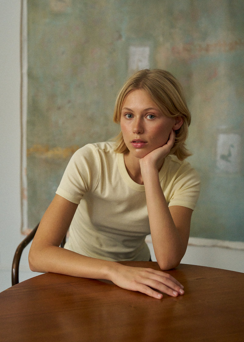 SIGNE - JUNE T-SHIRT - BUTTER