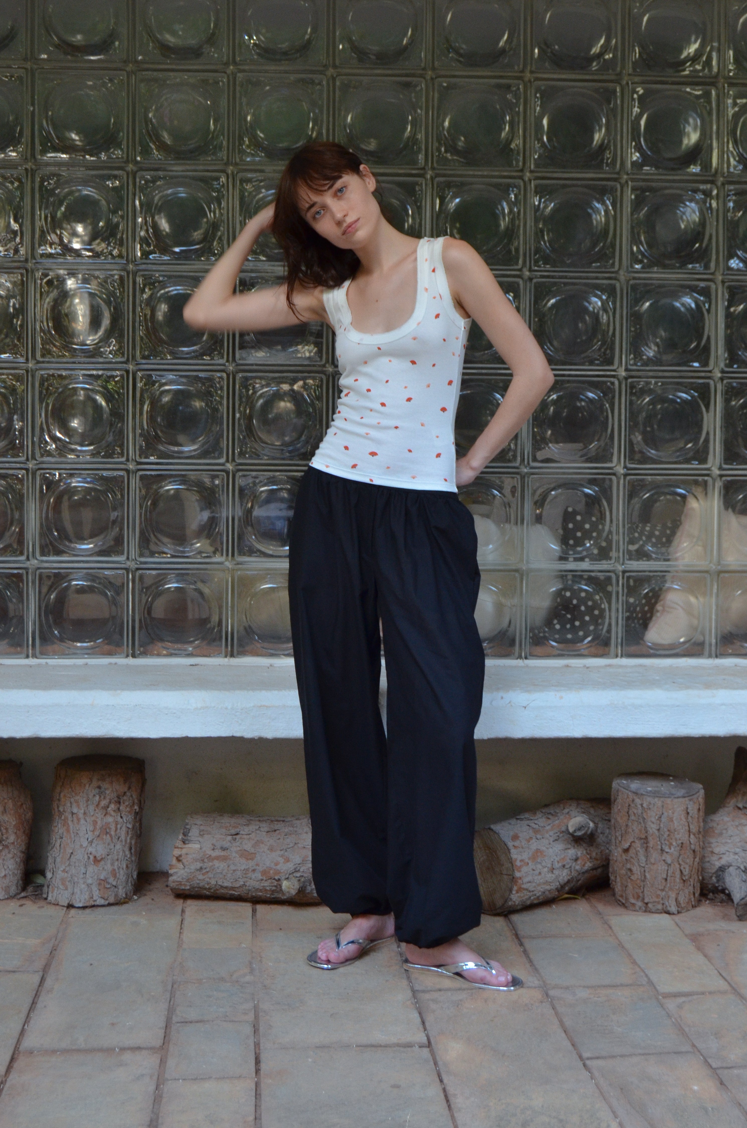 Ruby Silk Pant - Black
