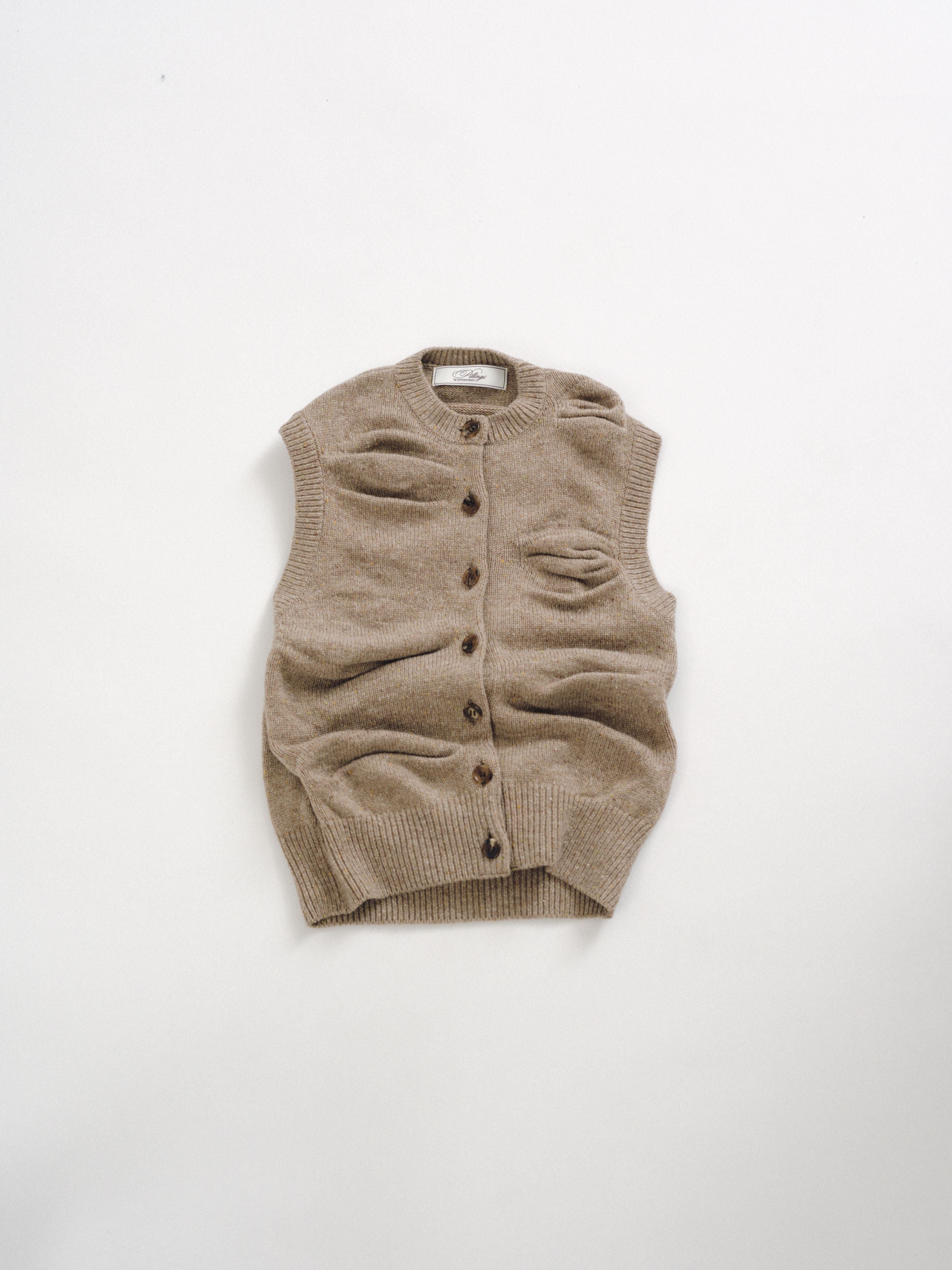 111-2 Vest - Beige