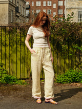 RISA NAKAMURA - linen reversible pants