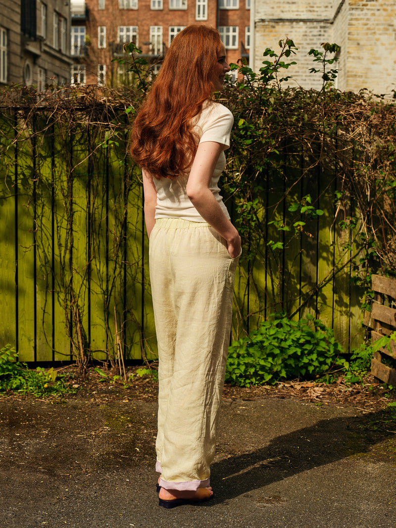 RISA NAKAMURA - linen reversible pants