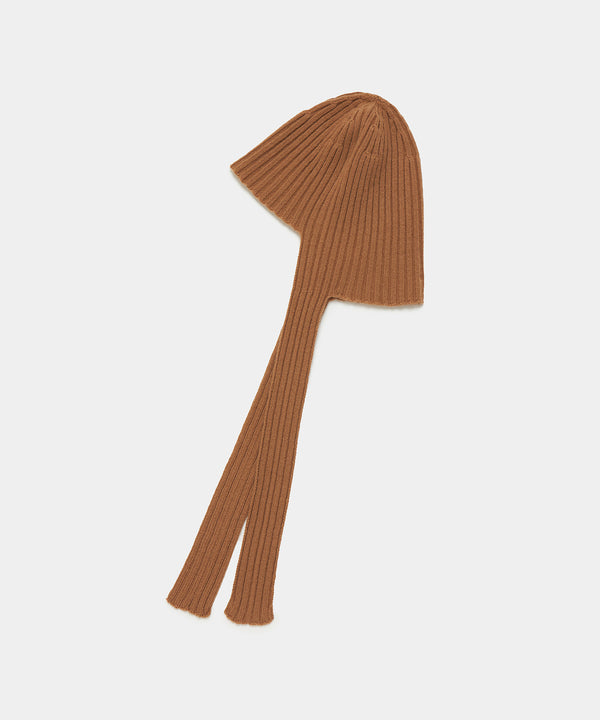 BABACO - CASHMERE KNIT CAP IN CAMEL