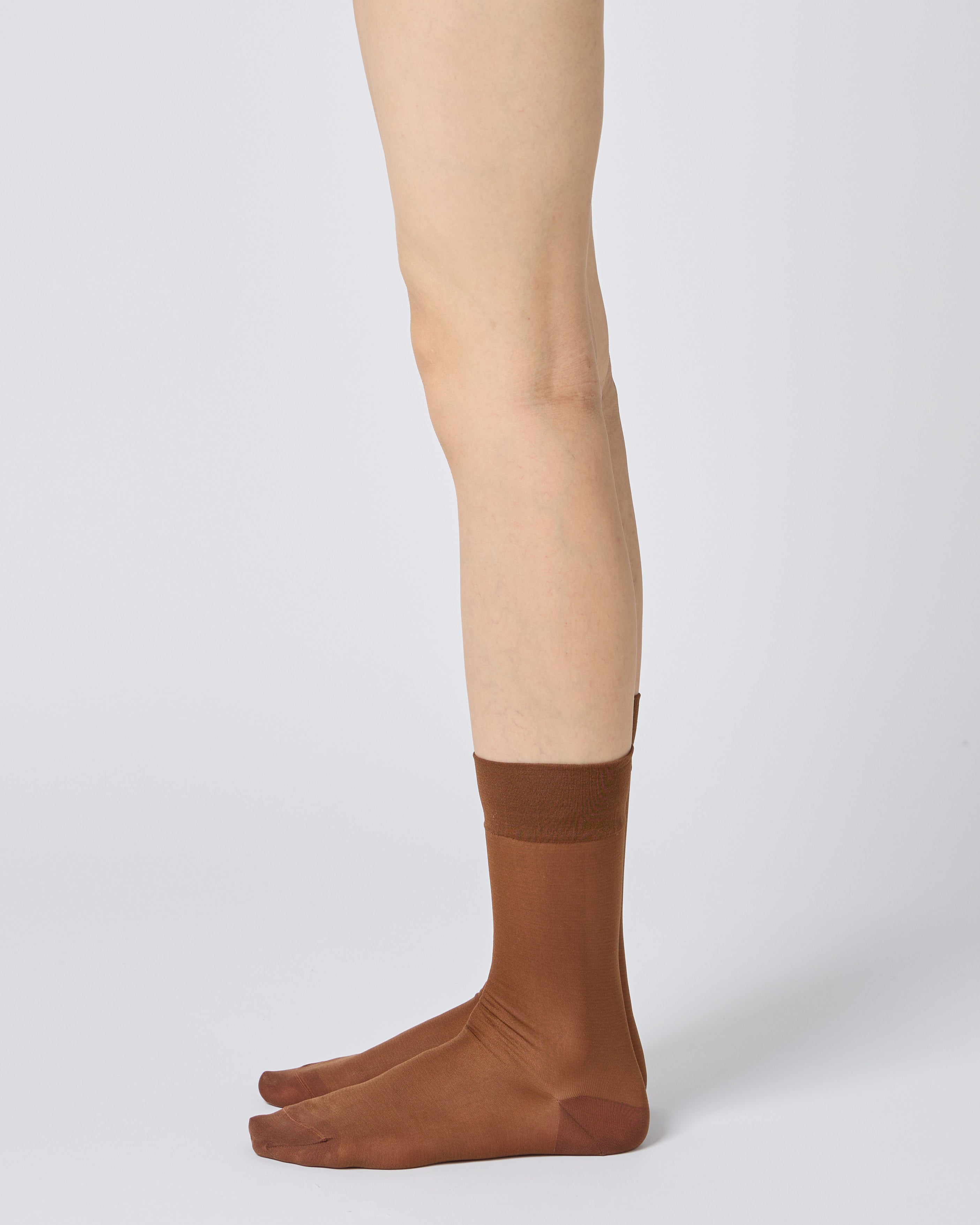 Sheer Socks - Brown