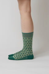 Jacquard Socks - Green