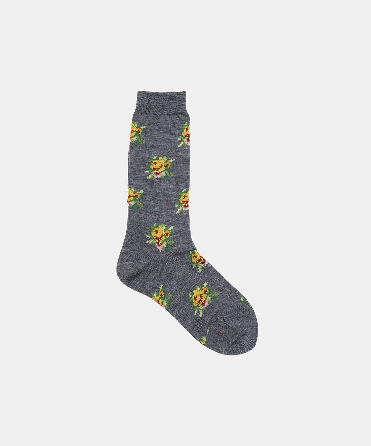 Rose Socks - Charcoal