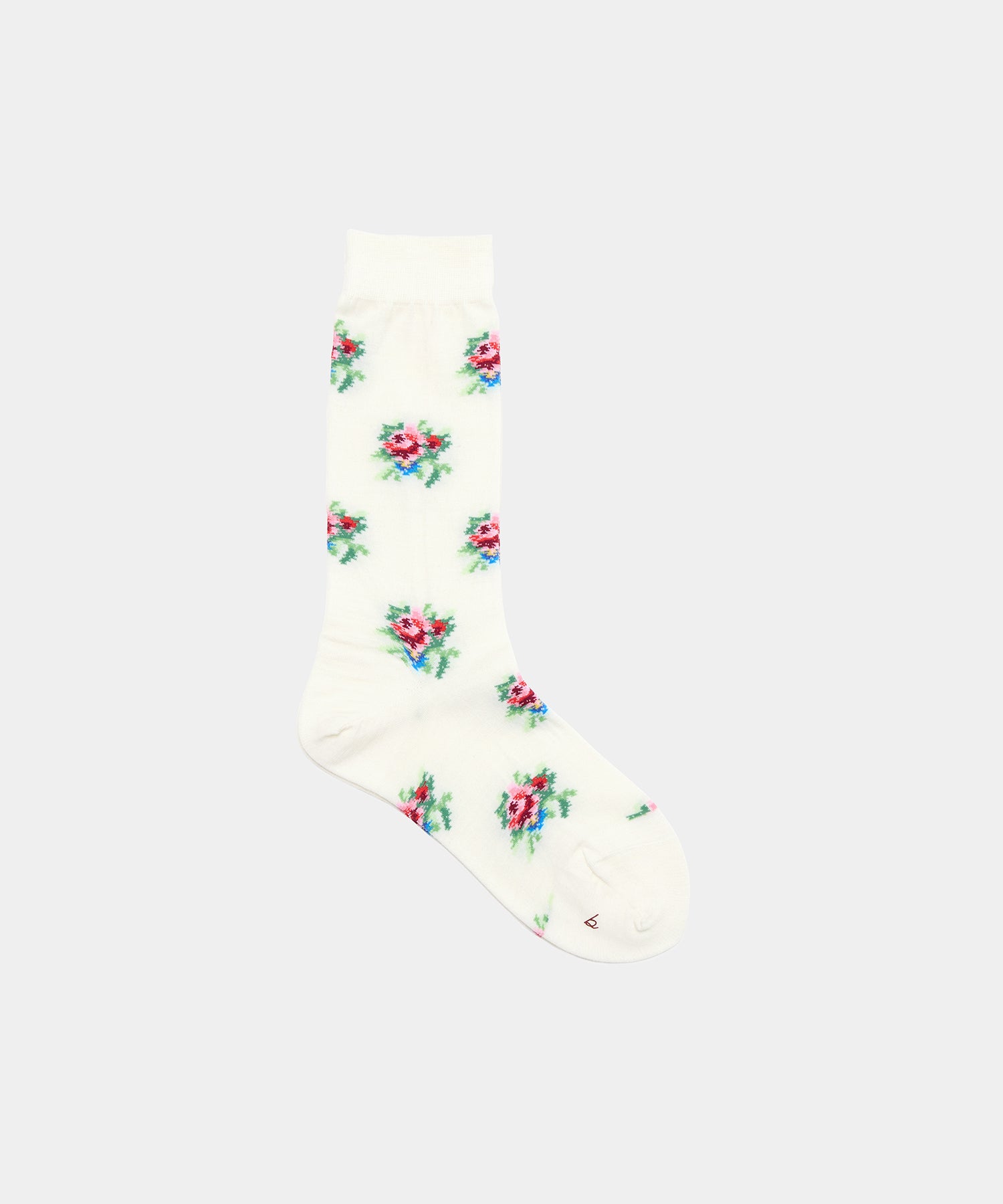 Rose Socks - Off-White