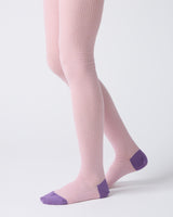 BABACO - RIBBED TIGHTS - LIGHT PINK