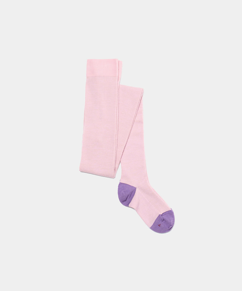BABACO - RIBBED TIGHTS - LIGHT PINK