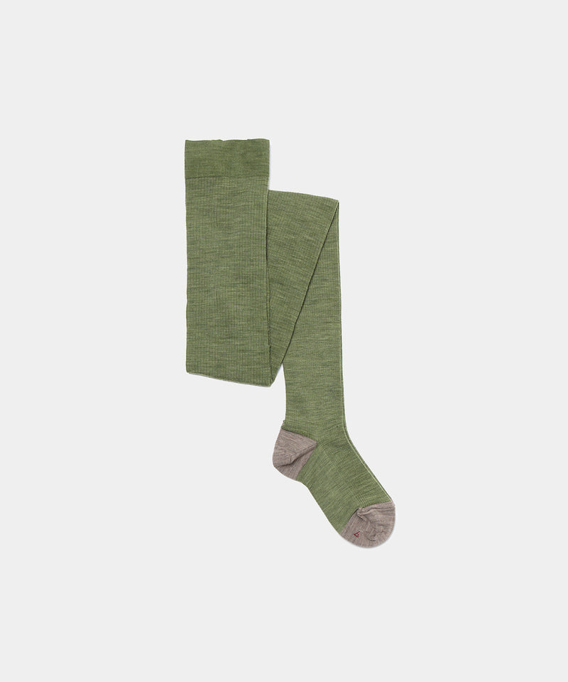 BABACO - RIBBED TIGHTS - OLIVE