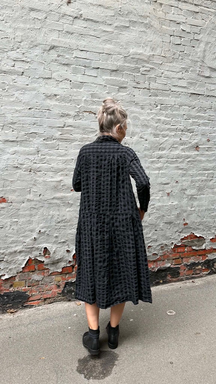 BDB dress - Gingham Cotton Slate