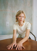 SIGNE - JUNE T-SHIRT - BUTTER