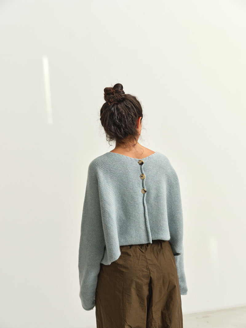 RICORRROBE - MAPLE JUMPER - AQUA BLUE