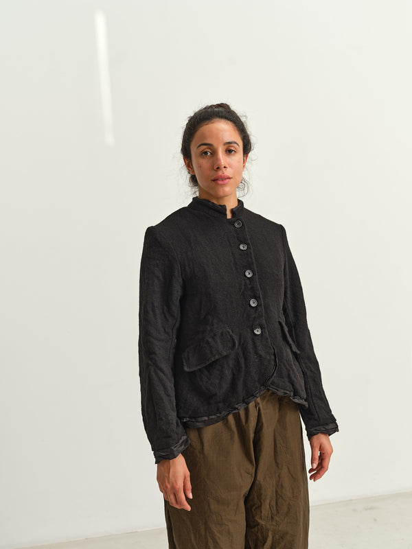 RICORRROBE - RORY JACKET - BLACK WOOL
