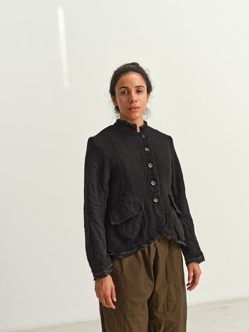 RICORRROBE - RORY JACKET - BLACK WOOL