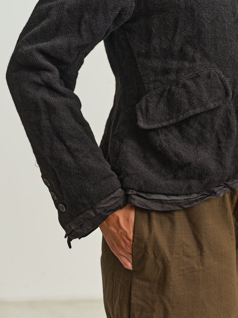 RICORRROBE - RORY JACKET - BLACK WOOL
