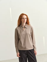 SIGNE - ALICE POLO - BEIGE MELANGE