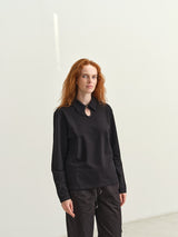 SIGNE - ALICE POLO - BLACK