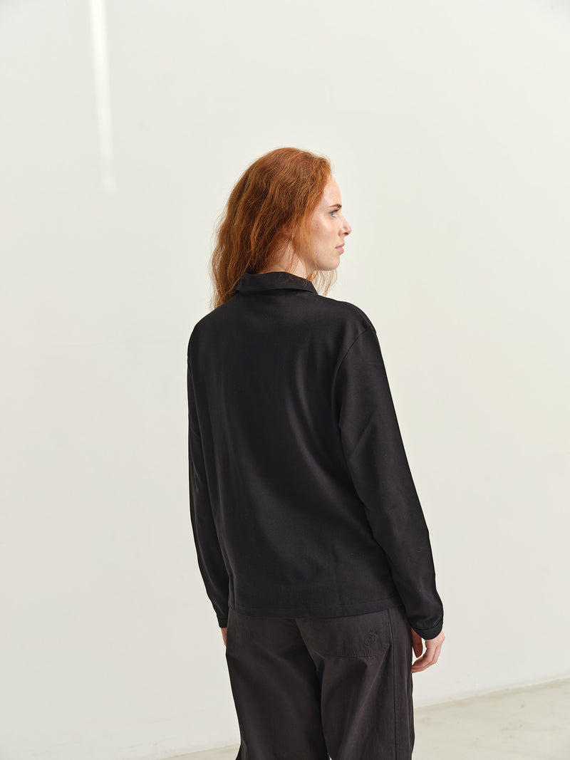 SIGNE - ALICE POLO - BLACK
