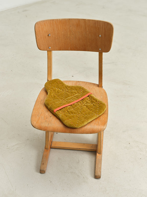 TOAST - QUILTED VELVET HOT WATER BOTTLE COVER - POMELO