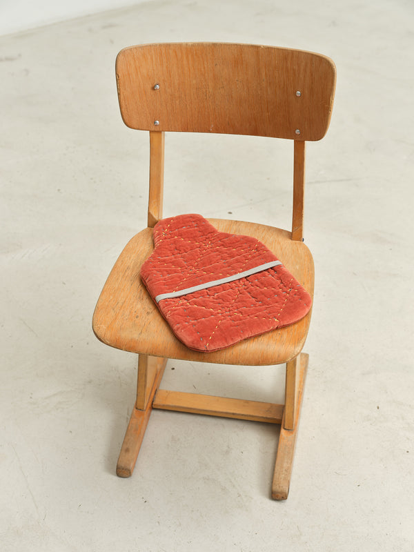 TOAST - QUILTED VELVET HOT WATER BOTTLE COVER - CORALITE
