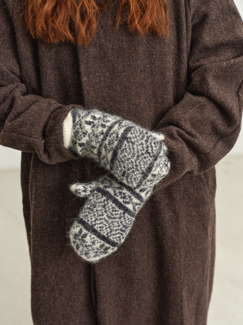 O.A. DEVOLD - UNISEX MITTENS - NAVY